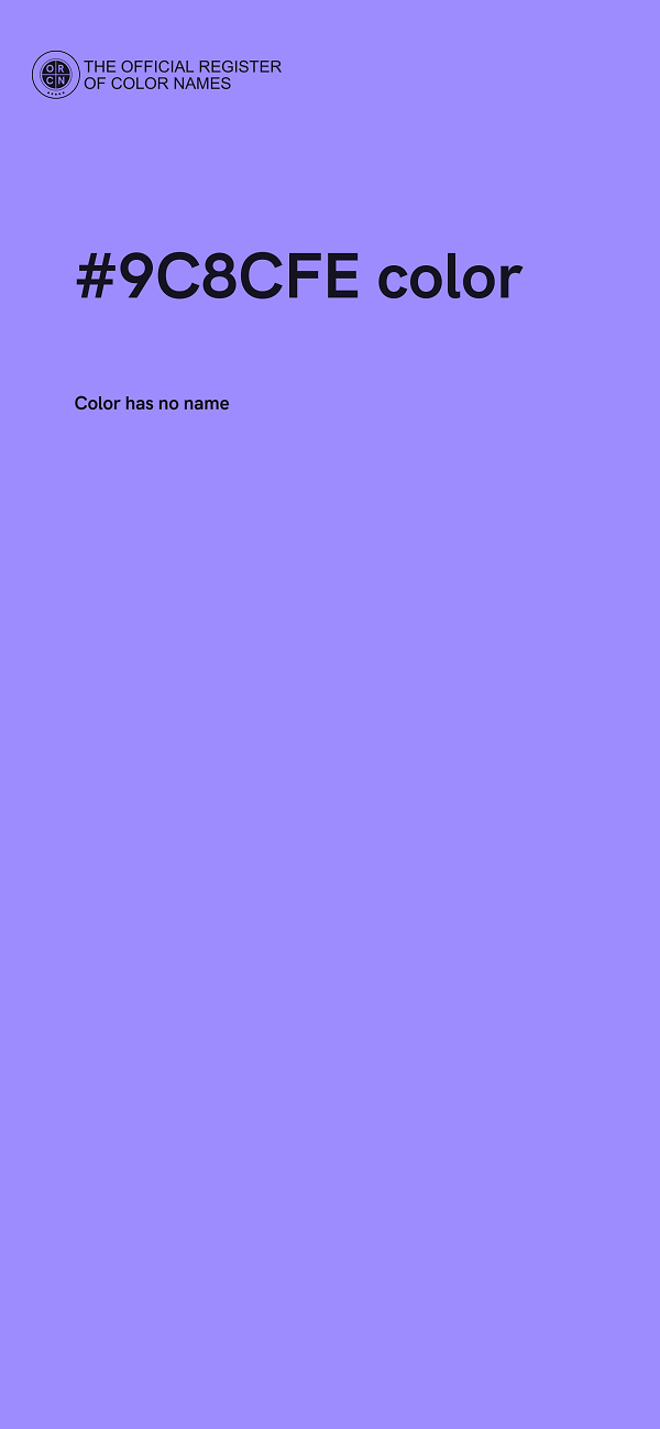 #9C8CFE color image