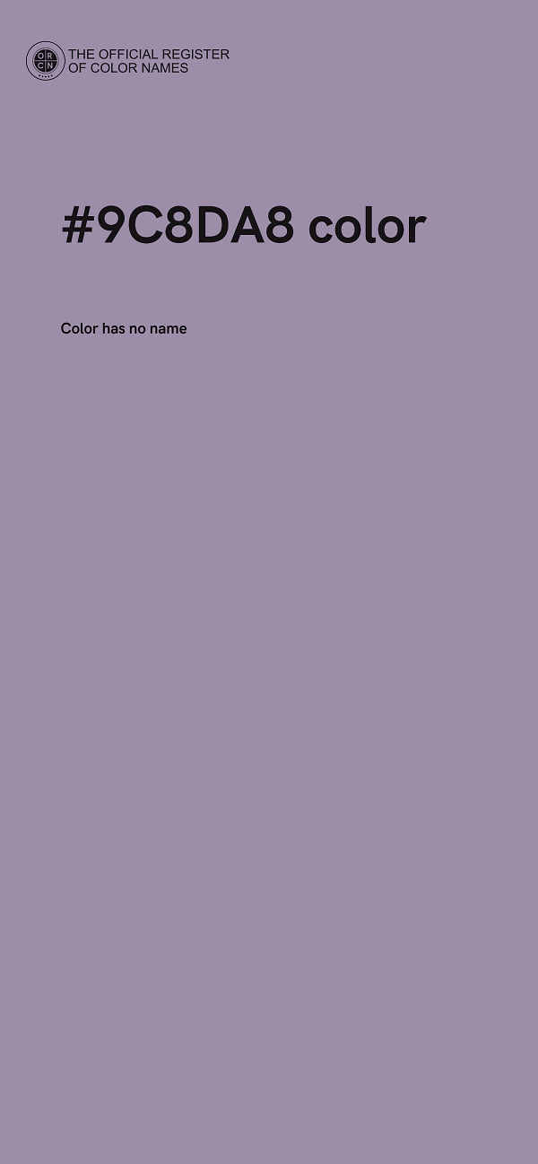 #9C8DA8 color image