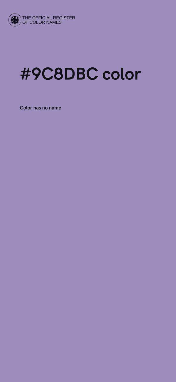 #9C8DBC color image