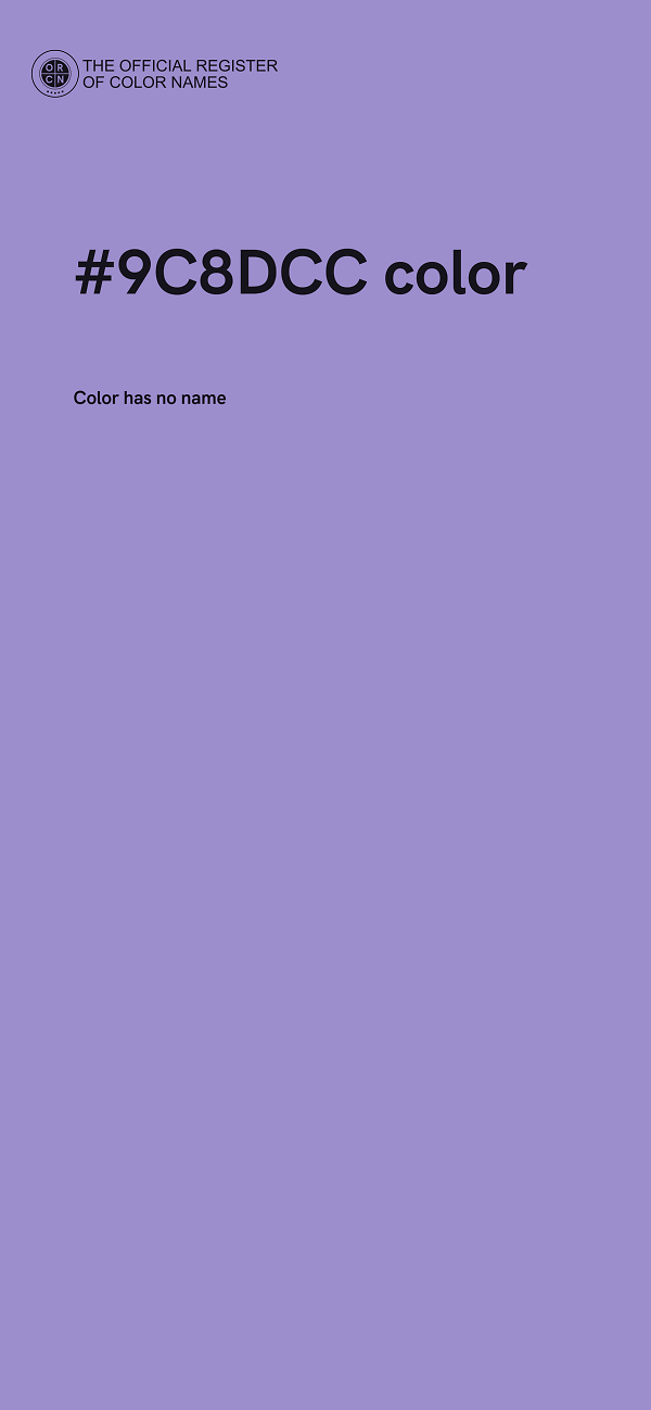 #9C8DCC color image
