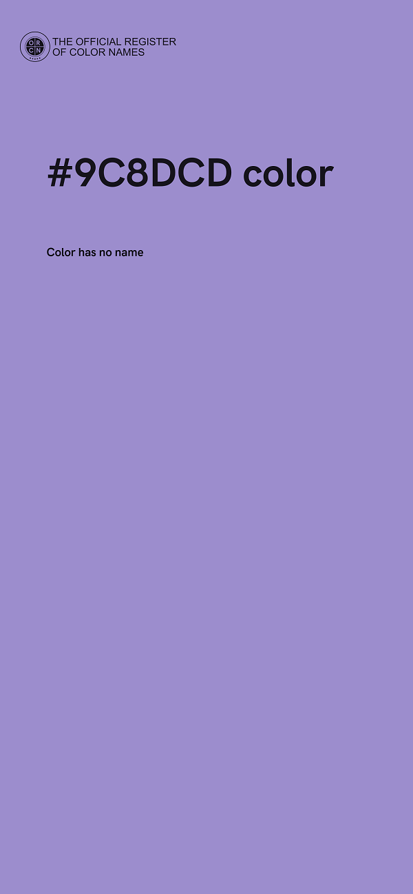 #9C8DCD color image