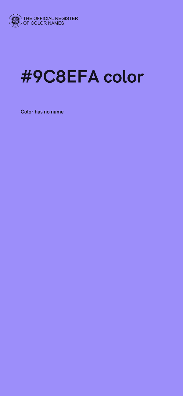 #9C8EFA color image