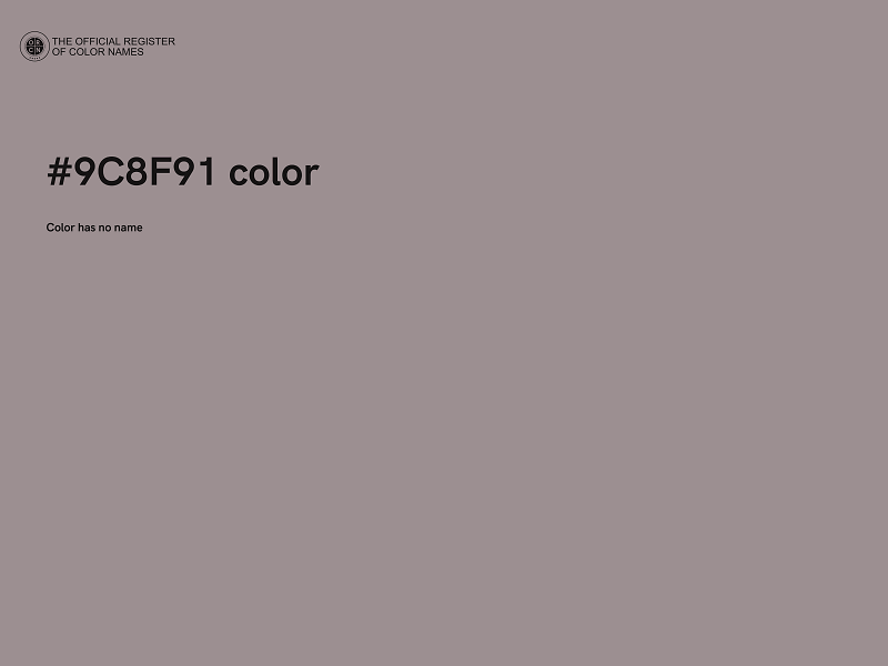 #9C8F91 color image