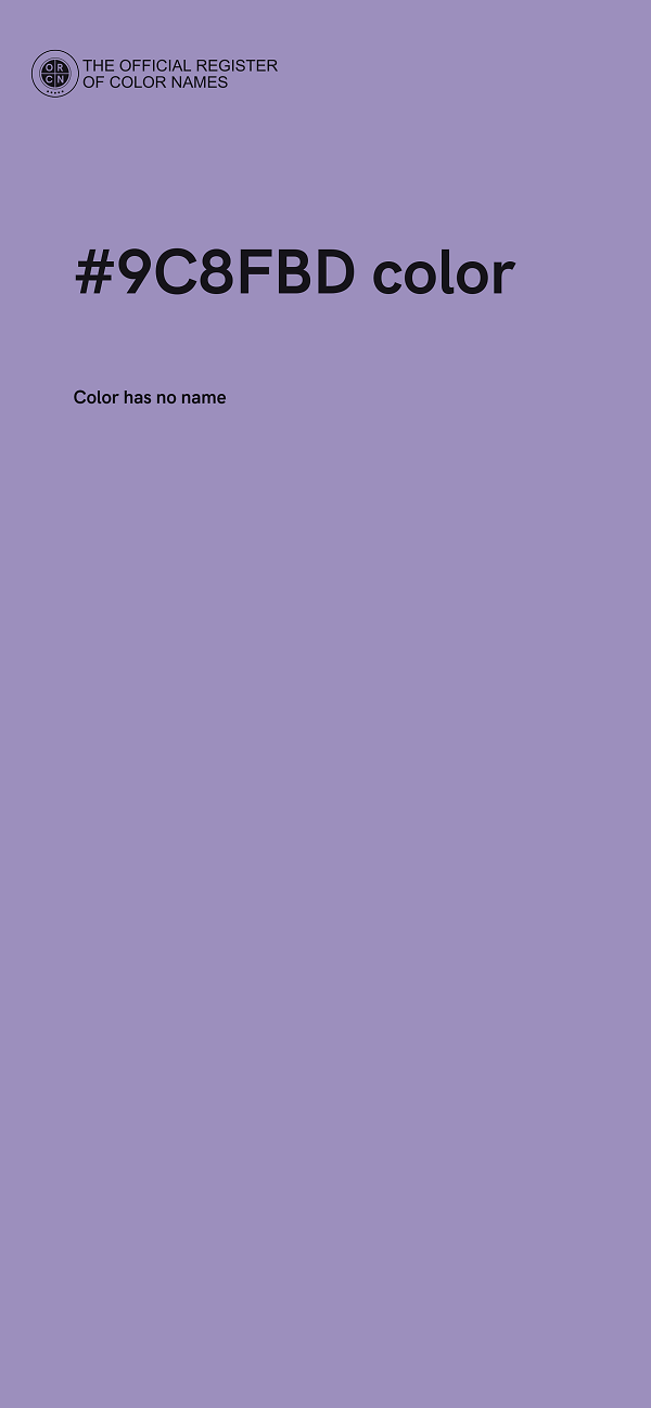 #9C8FBD color image