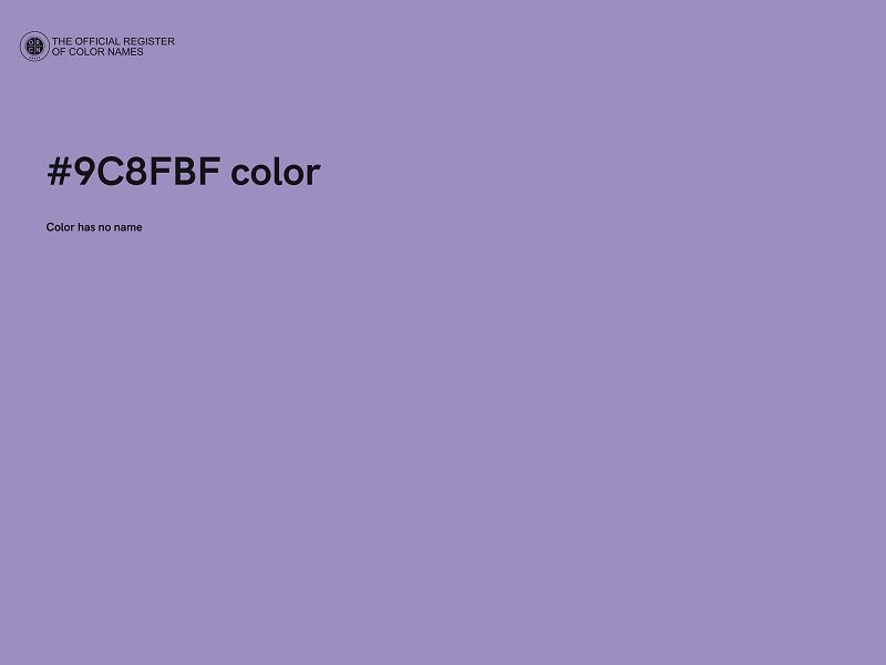 #9C8FBF color image