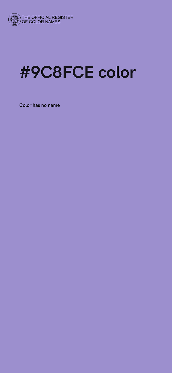#9C8FCE color image
