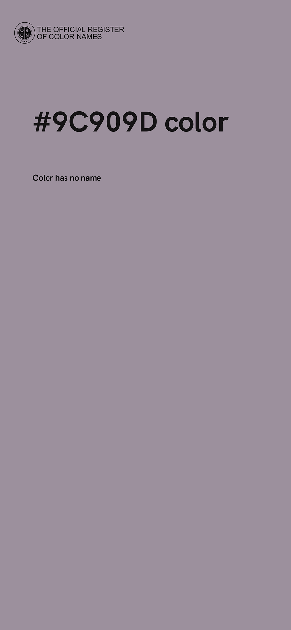 #9C909D color image