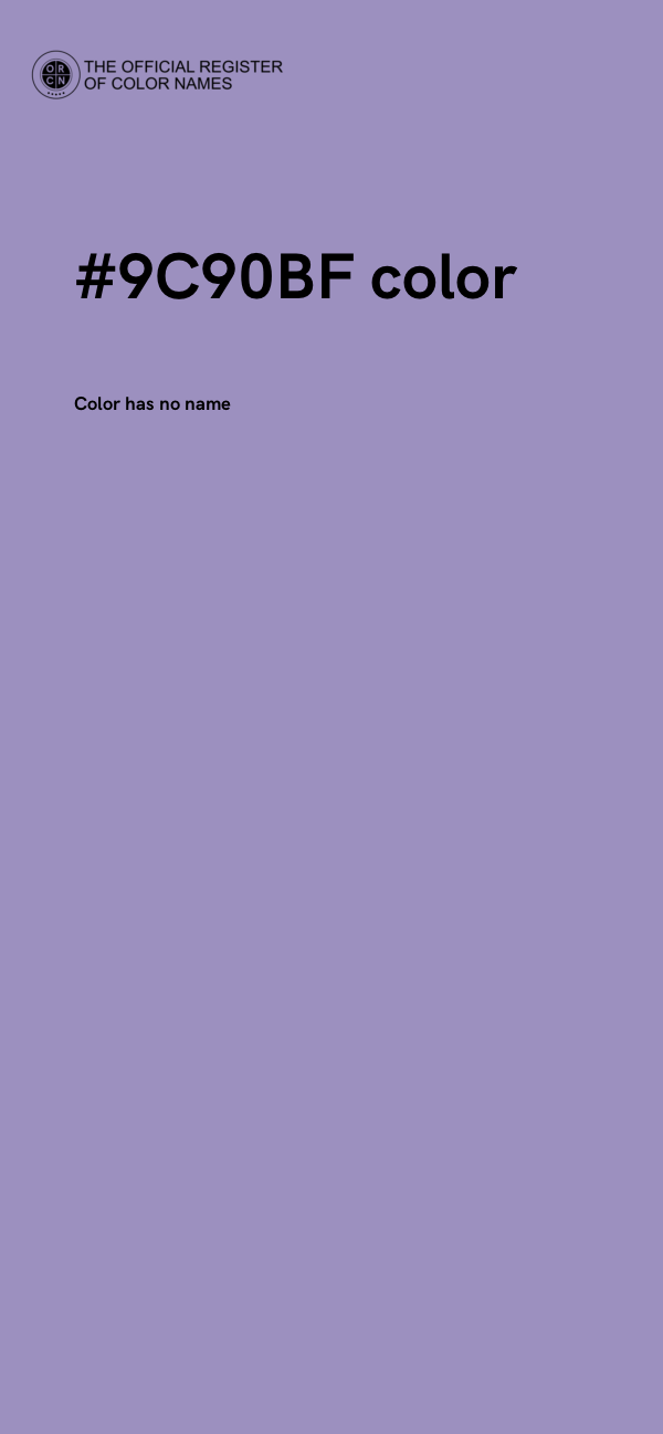 #9C90BF color image