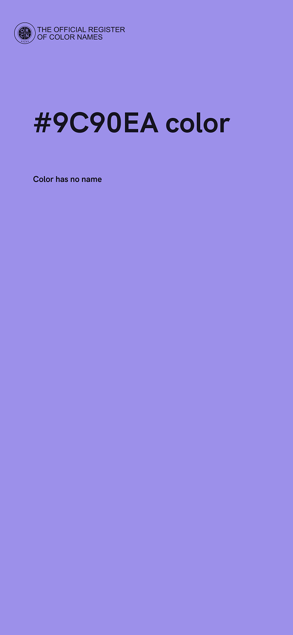 #9C90EA color image