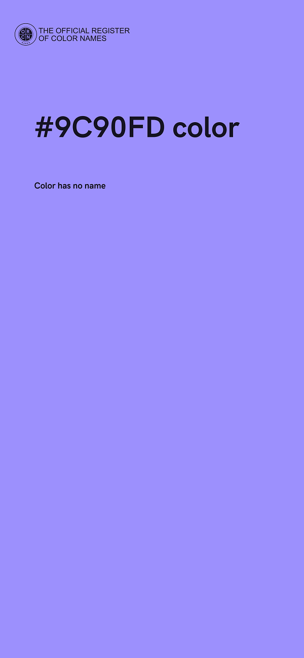 #9C90FD color image