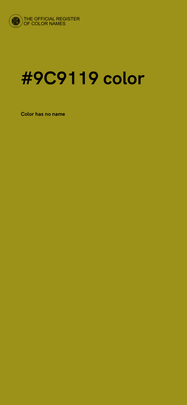 #9C9119 color image