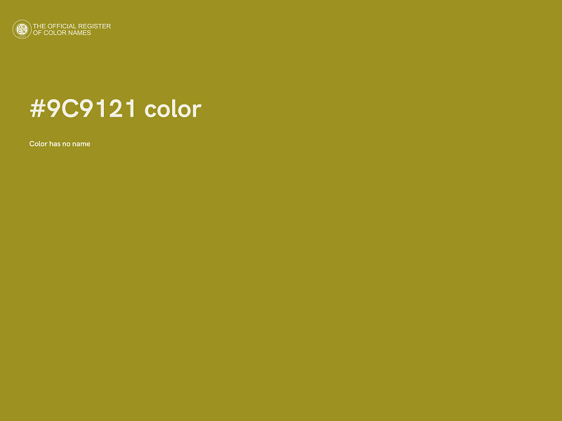 #9C9121 color image