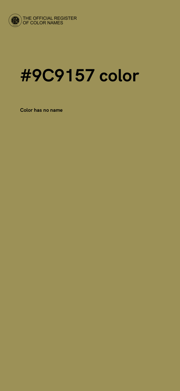 #9C9157 color image