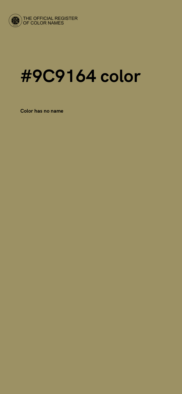 #9C9164 color image