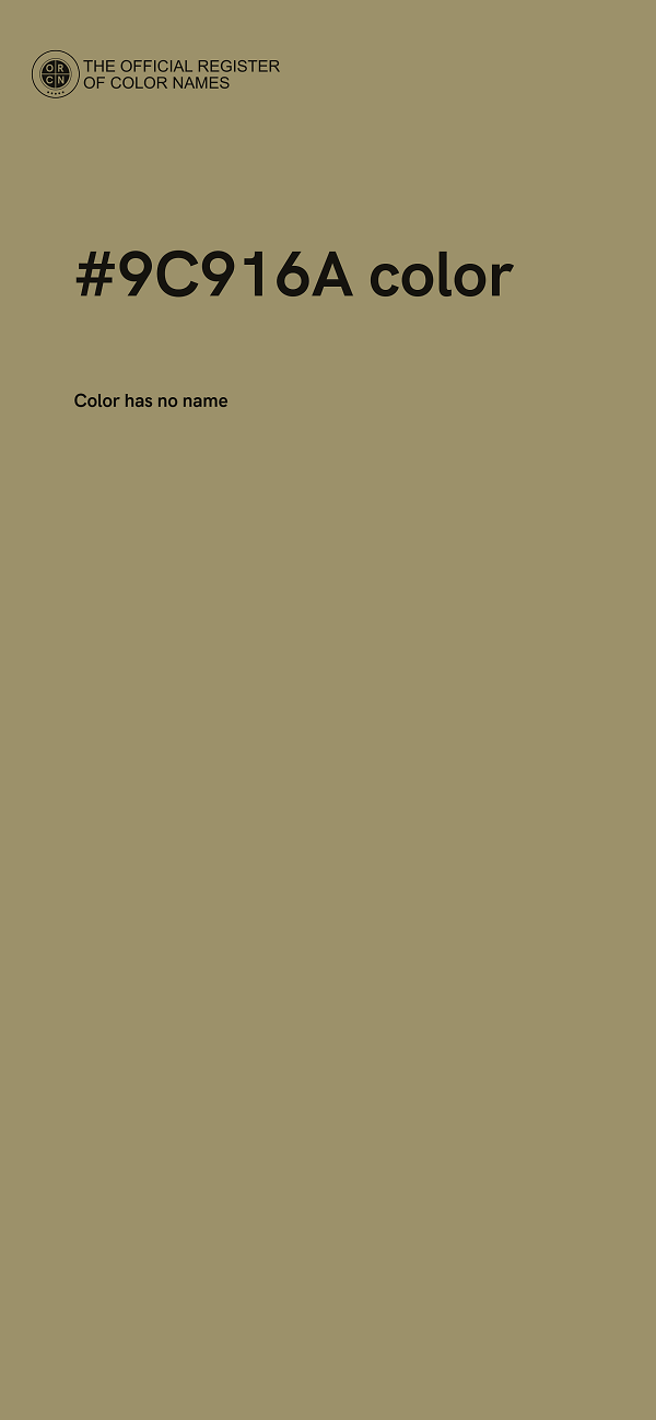 #9C916A color image