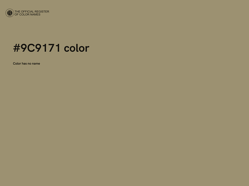 #9C9171 color image