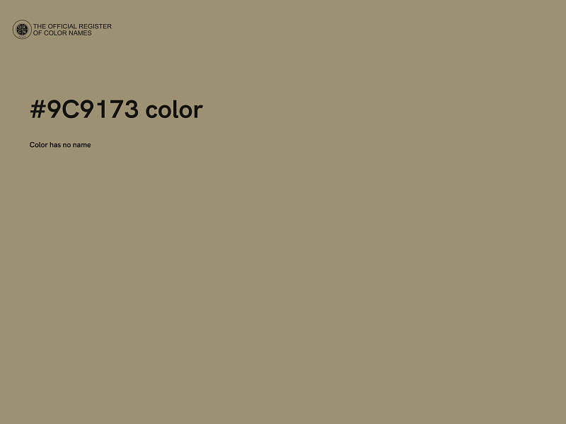 #9C9173 color image