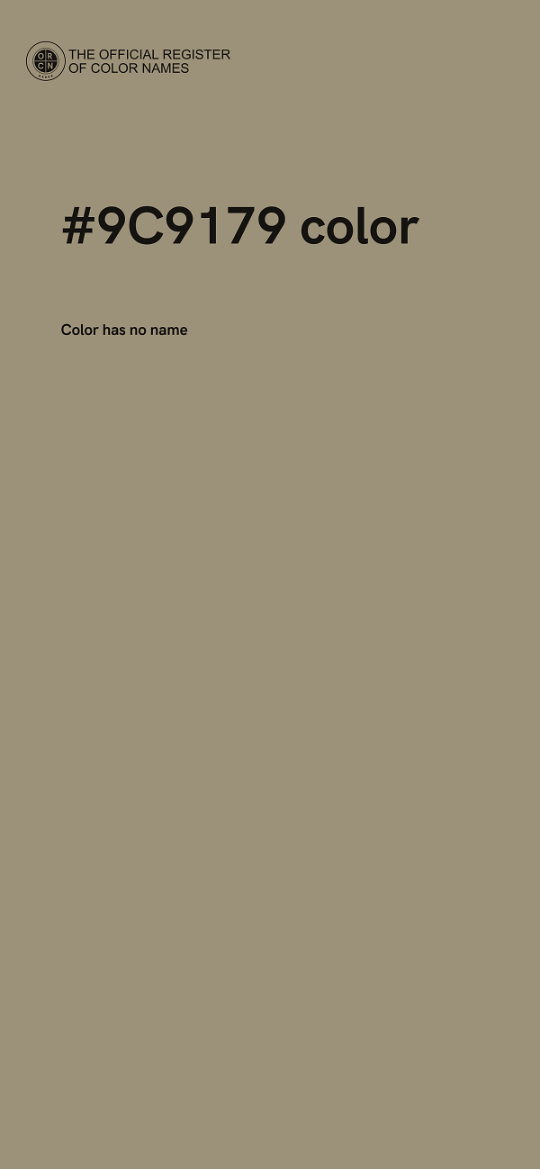 #9C9179 color image