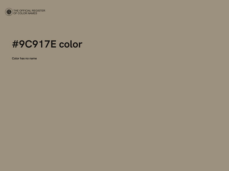 #9C917E color image