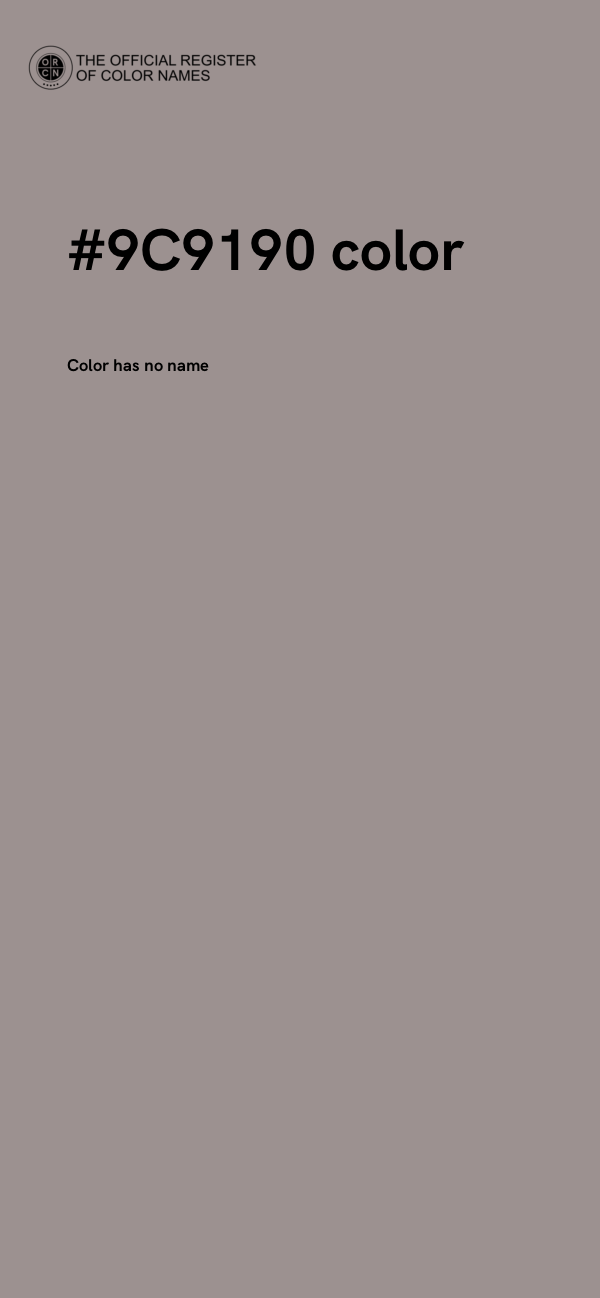 #9C9190 color image