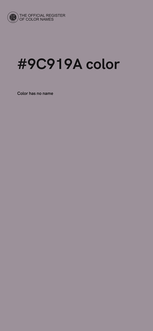 #9C919A color image