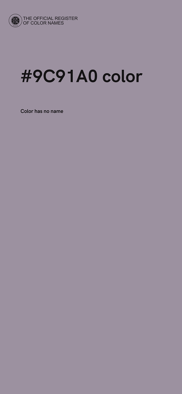 #9C91A0 color image