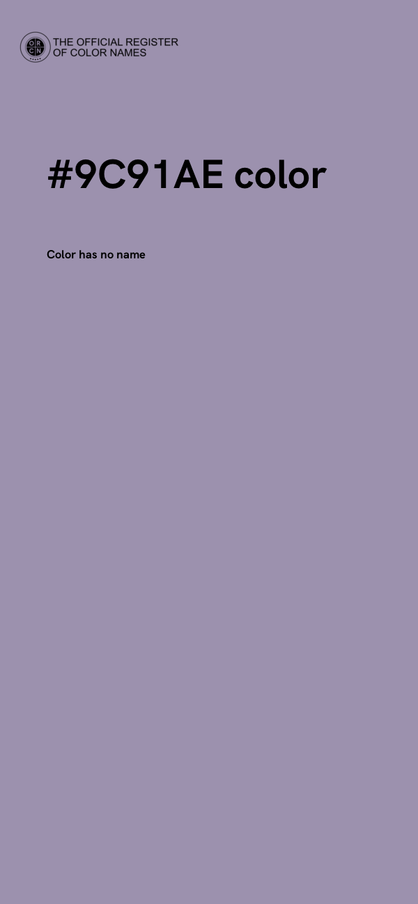 #9C91AE color image