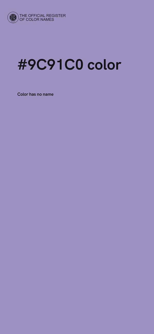 #9C91C0 color image