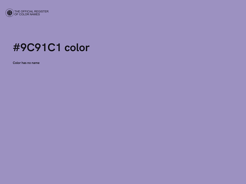 #9C91C1 color image