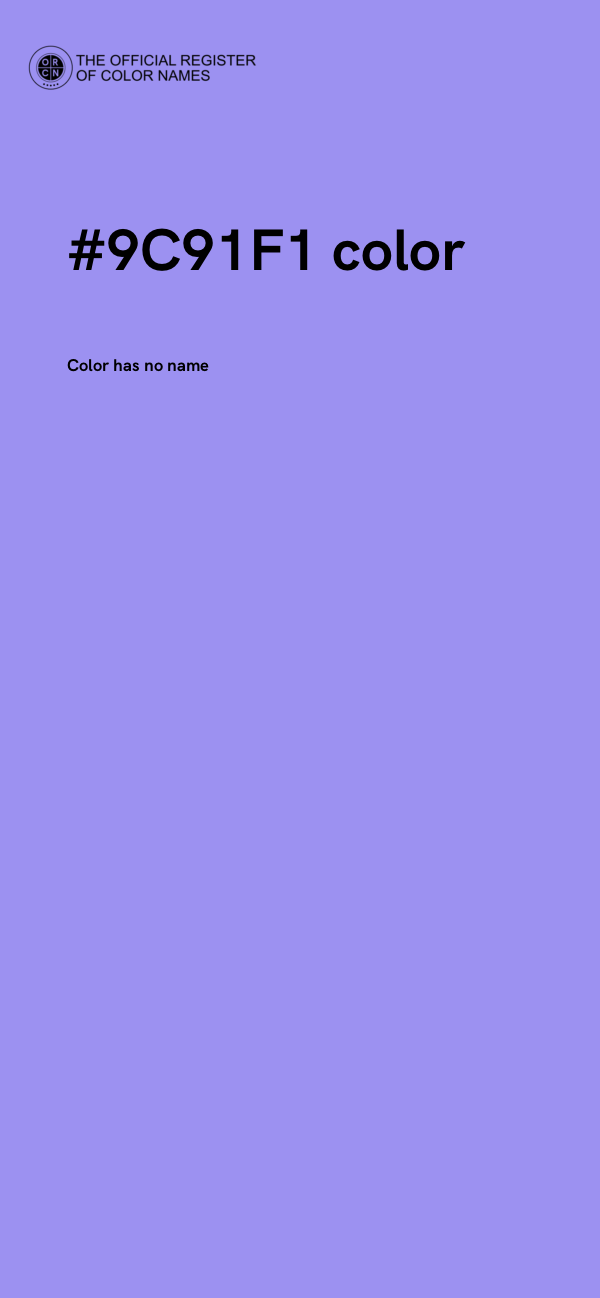 #9C91F1 color image