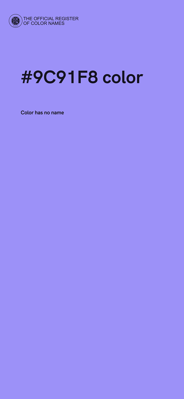 #9C91F8 color image