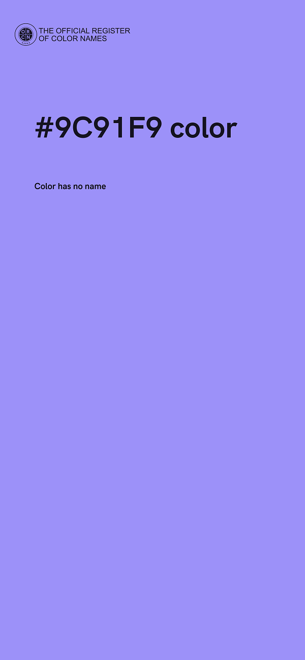 #9C91F9 color image