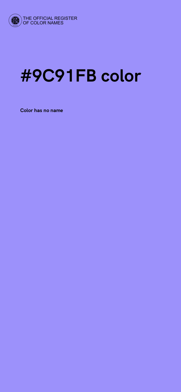 #9C91FB color image