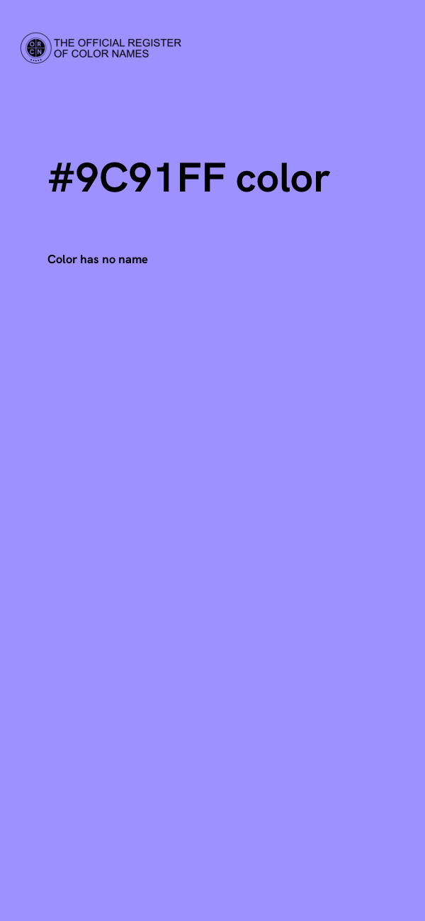 #9C91FF color image