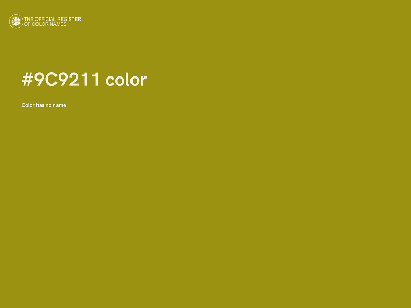 #9C9211 color image