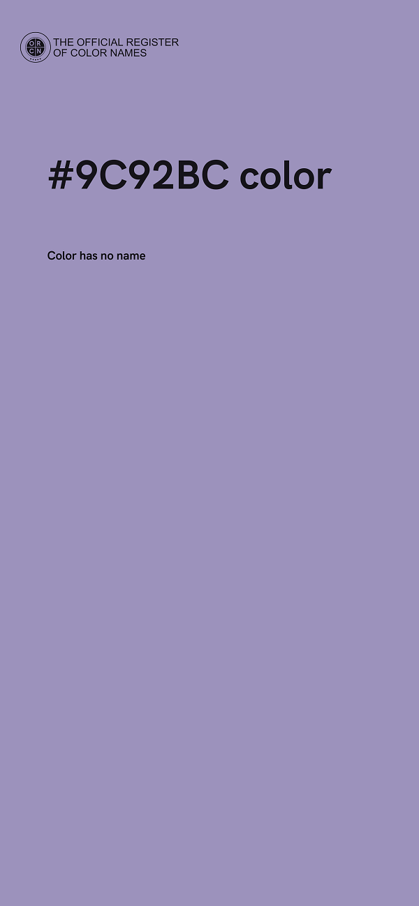 #9C92BC color image