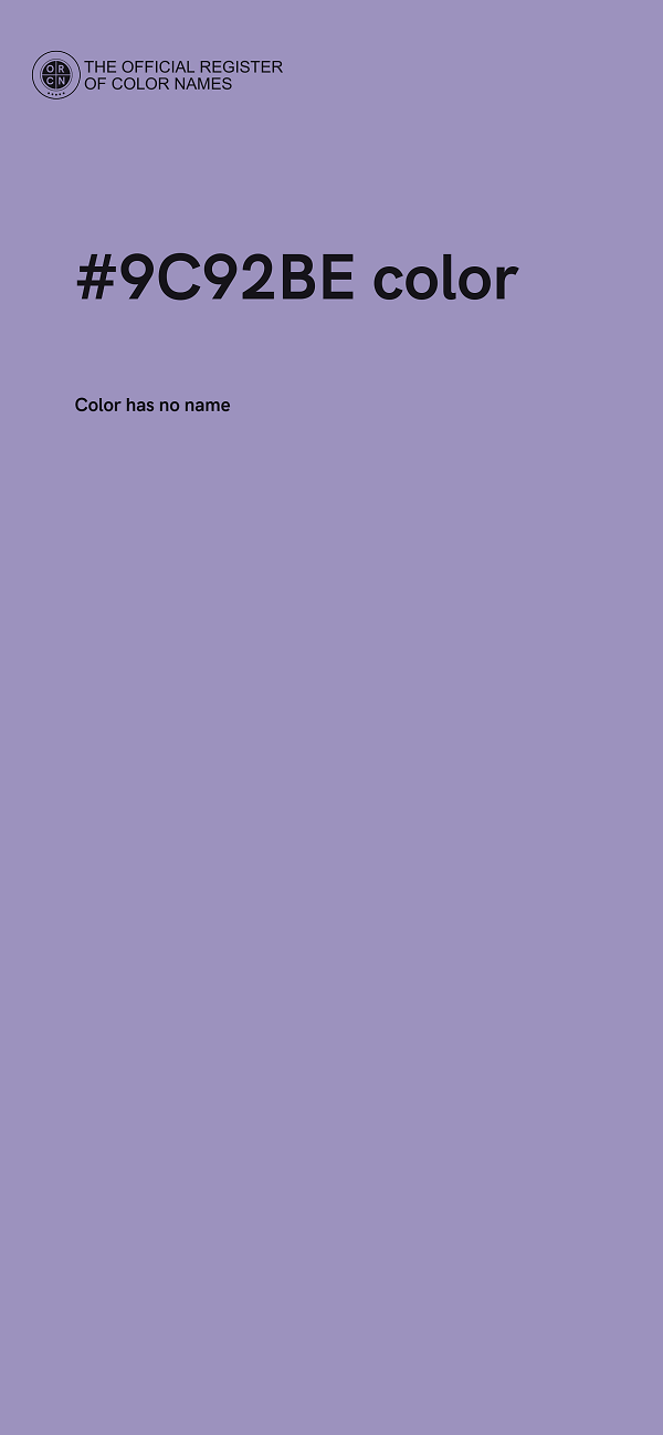 #9C92BE color image