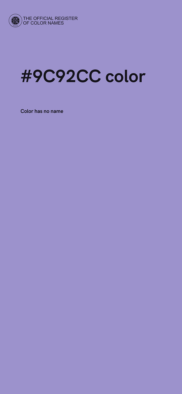 #9C92CC color image
