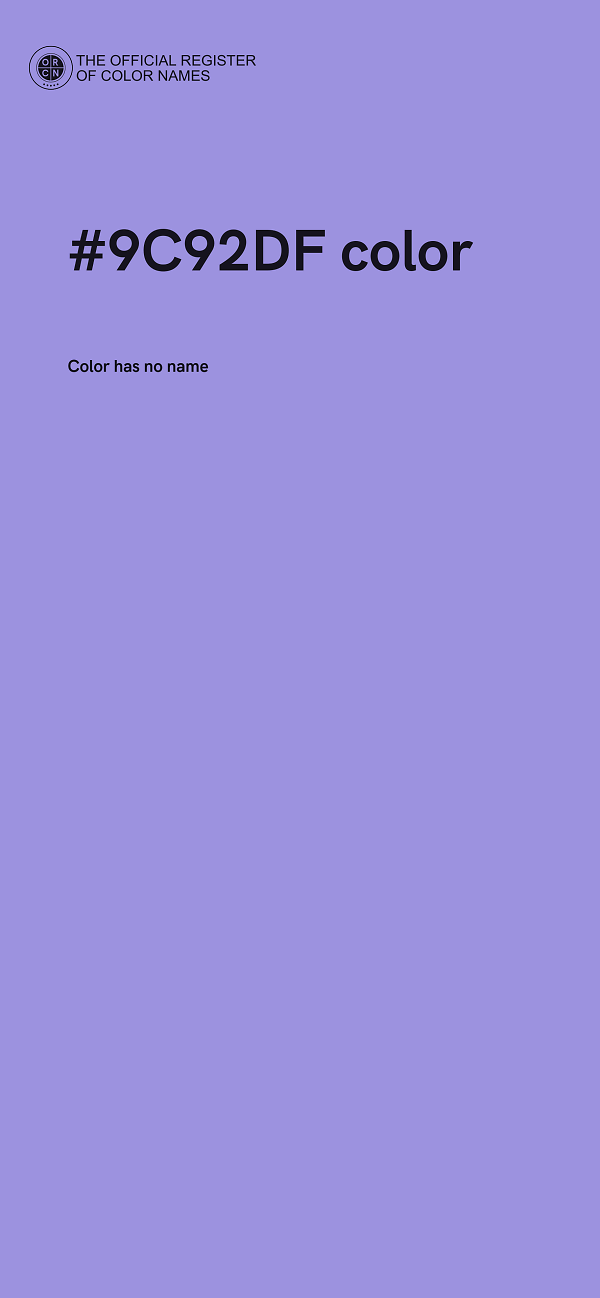 #9C92DF color image