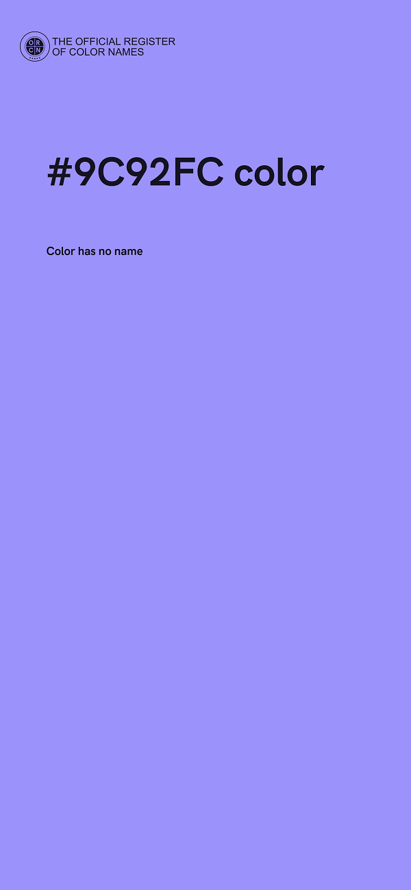 #9C92FC color image