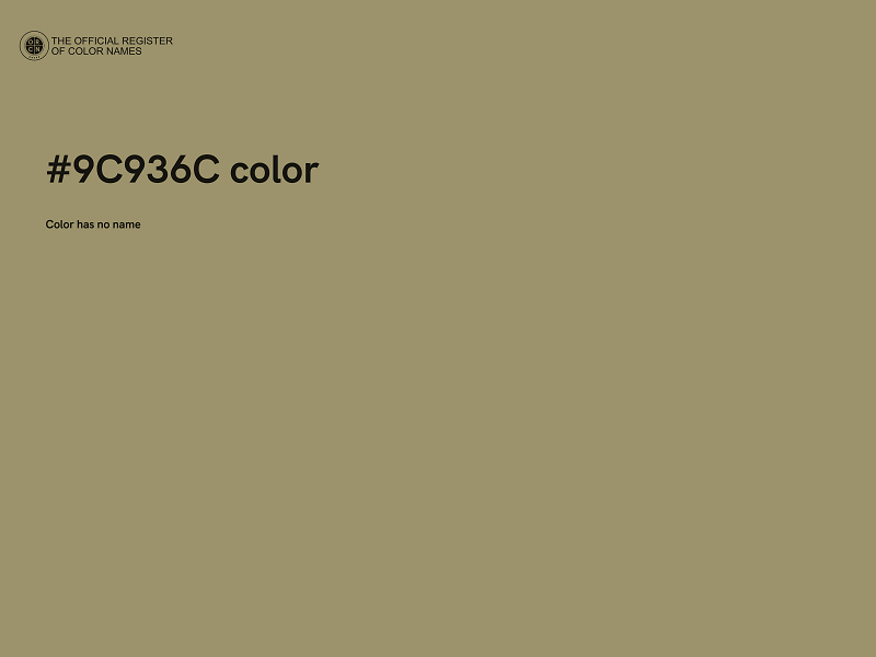 #9C936C color image