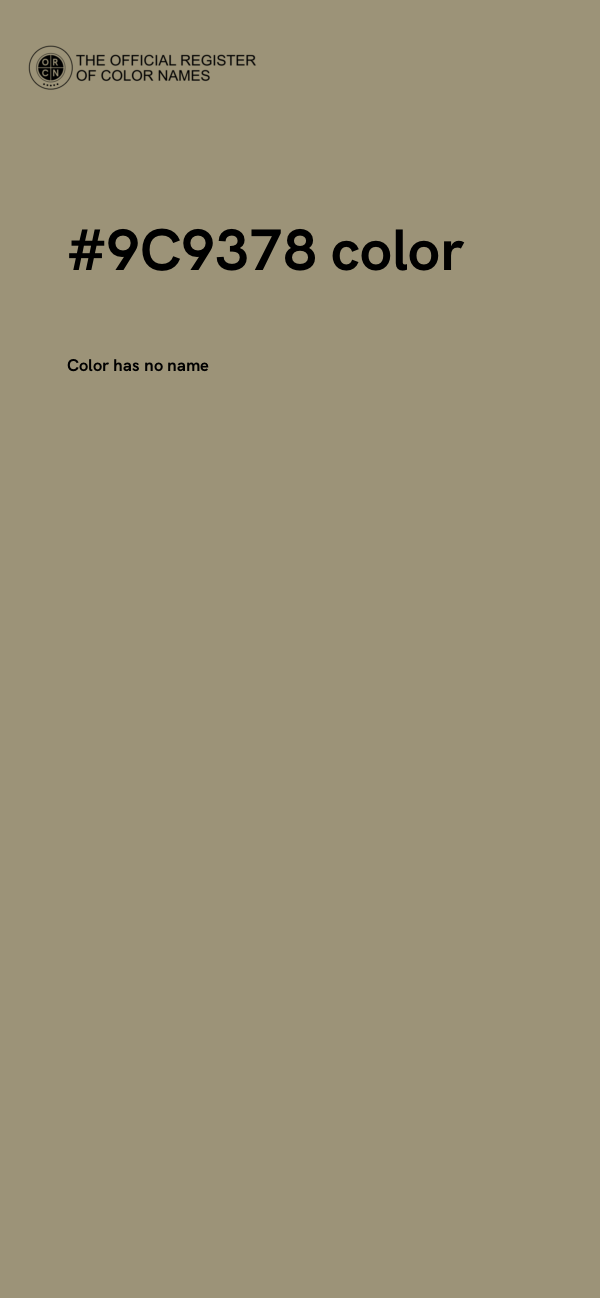 #9C9378 color image