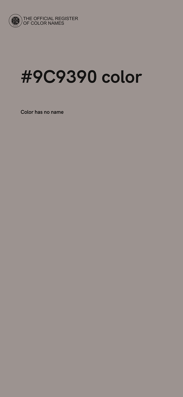 #9C9390 color image