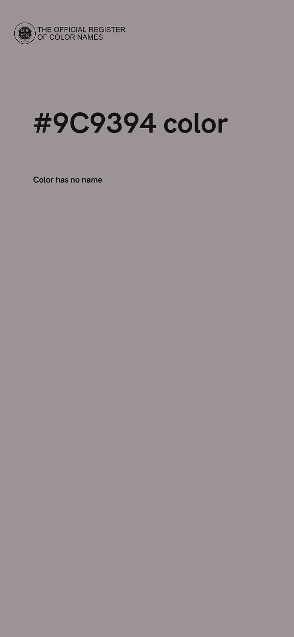 #9C9394 color image