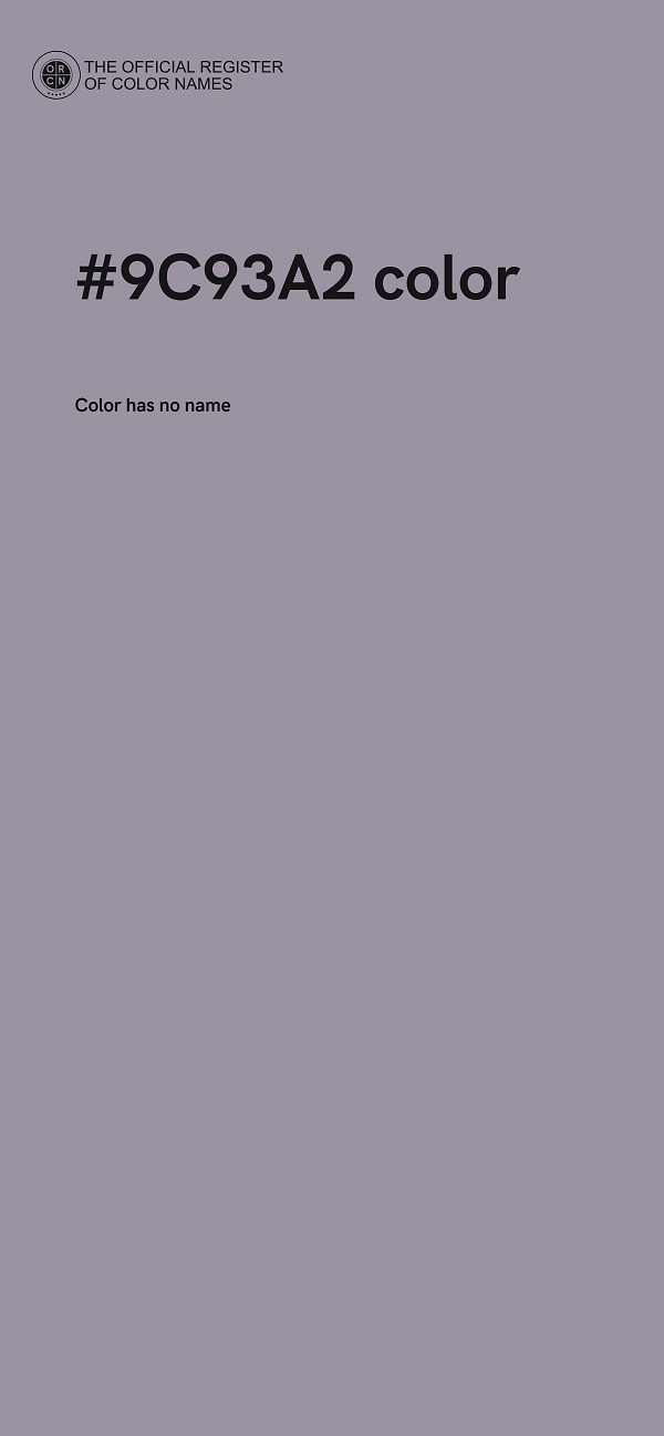 #9C93A2 color image