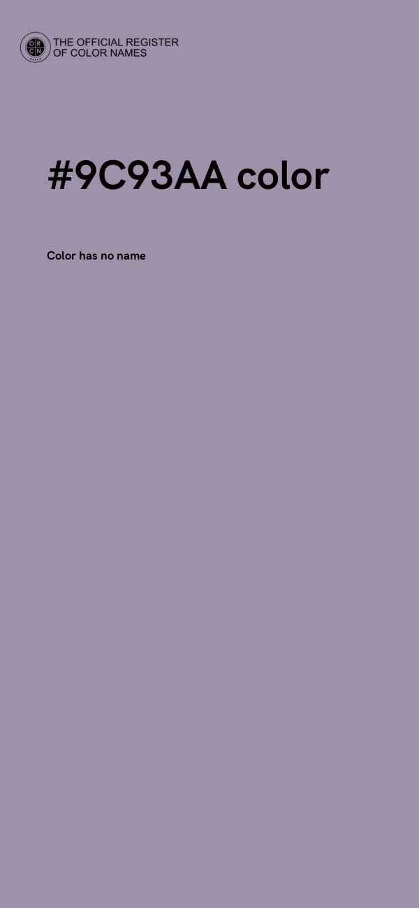 #9C93AA color image
