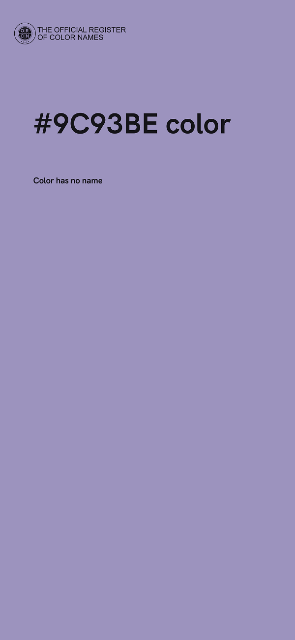 #9C93BE color image