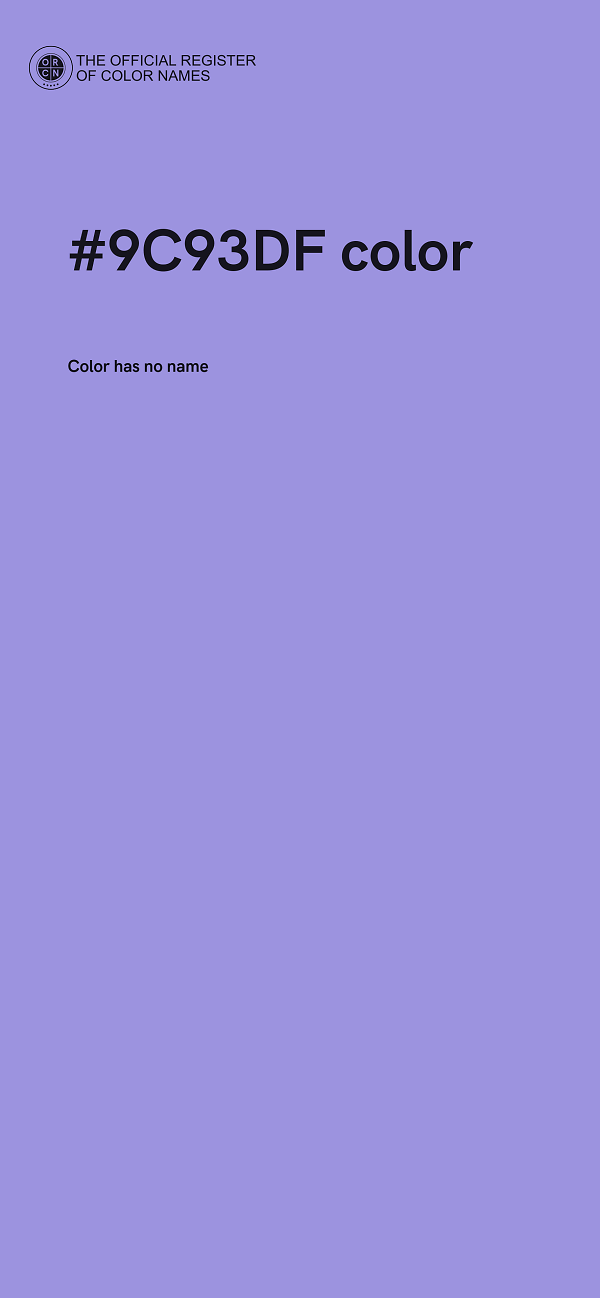 #9C93DF color image