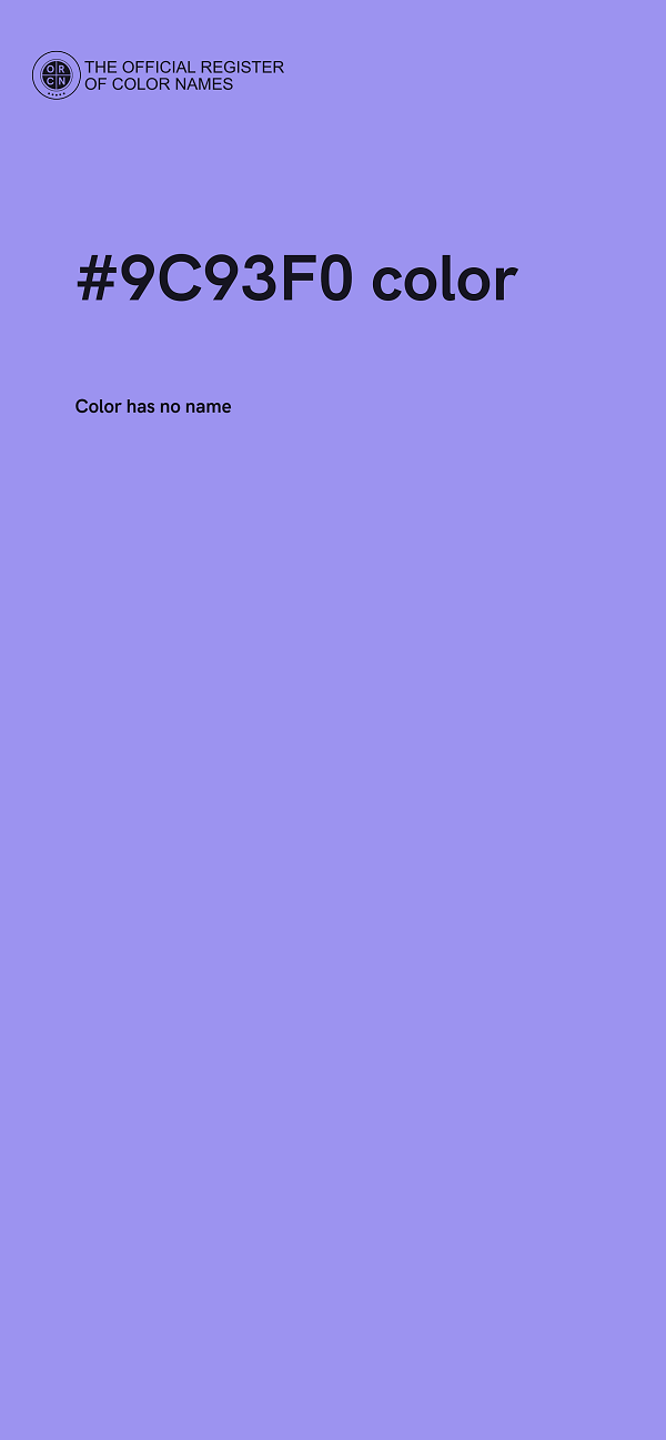 #9C93F0 color image