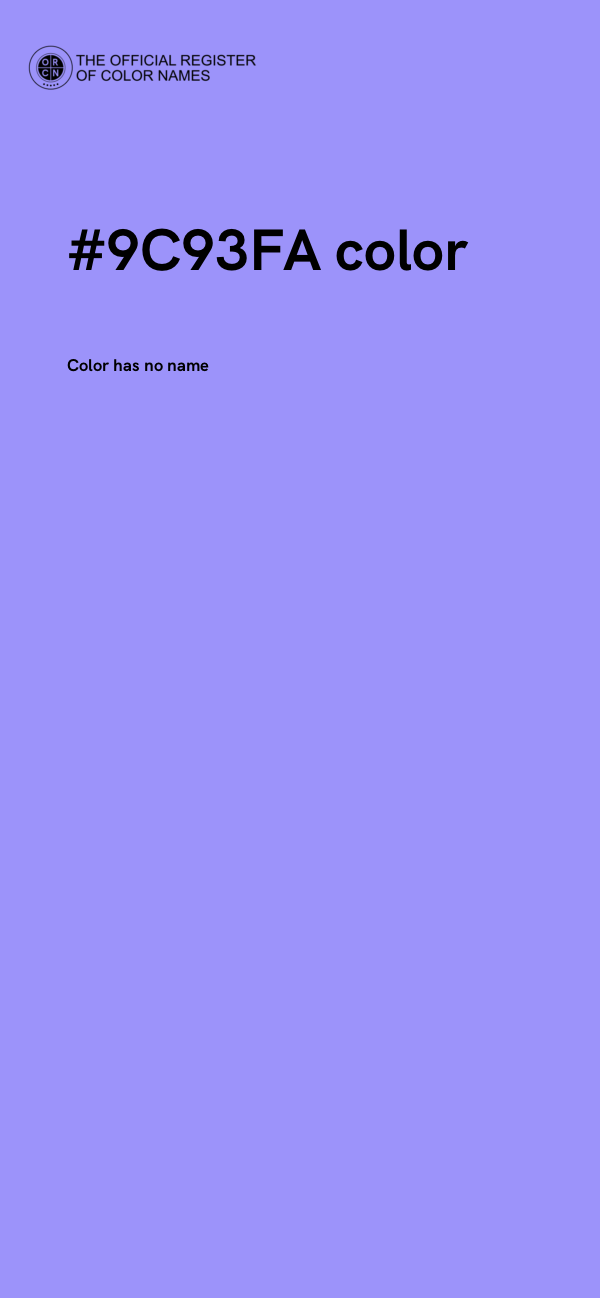 #9C93FA color image